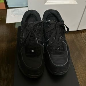 Black Chanel sneakers